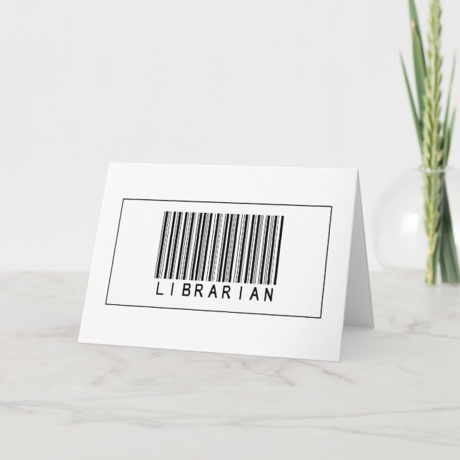 Barcode Librarian Karte (Vorderseite)