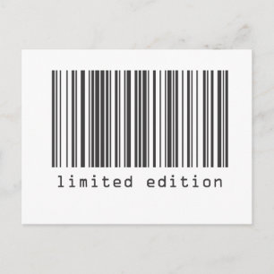 Barcode - Limited Edition Postkarte