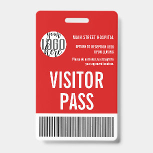 Barcode-Logo-ID für den benutzerdefinierten Firmen Ausweis