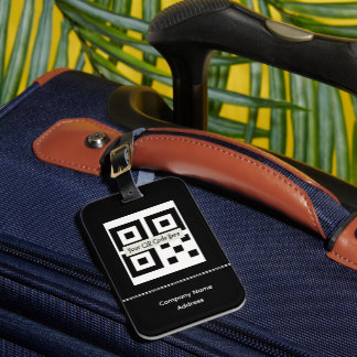 Barcode, Logo, Name-Gepäckanhänger Gepäckanhänger