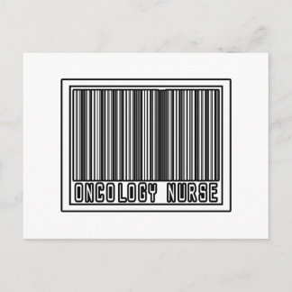 Barcode Onkology Nurse Postkarte