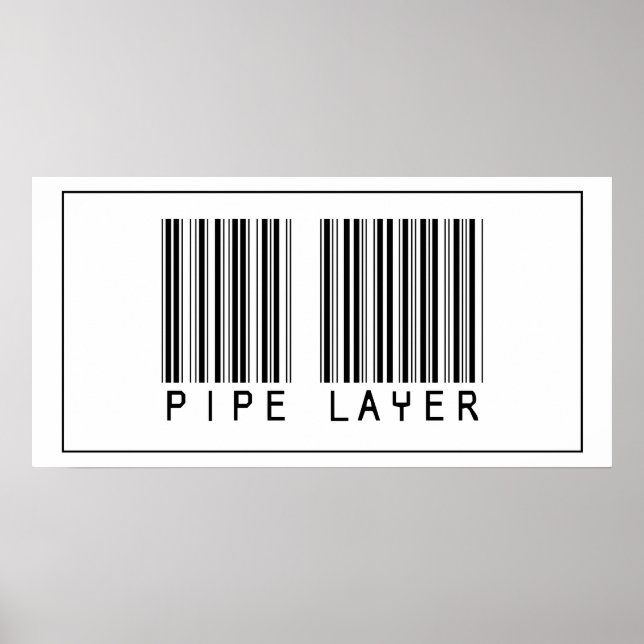 Barcode Pipe Layer Poster (Vorne)