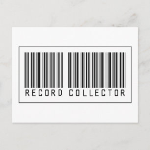 Barcode Record Collector Postkarte