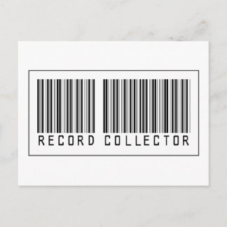 Barcode Record Collector Postkarte