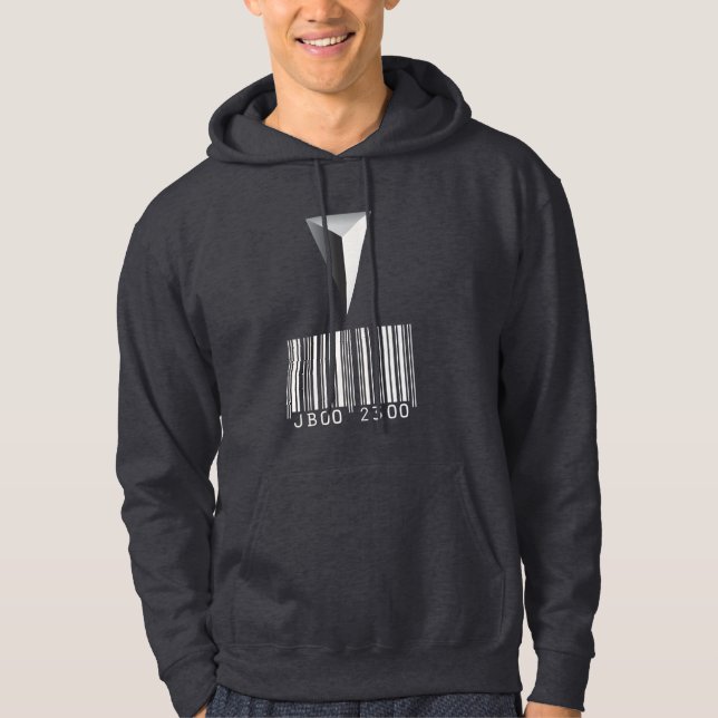 Barcode-TätowierungHoodie (dunkel) Hoodie (Vorderseite)