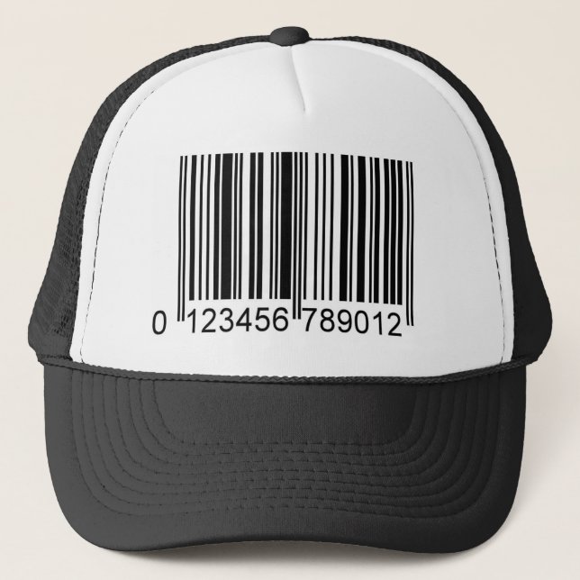 Barcode Truckerkappe (Vorderseite)