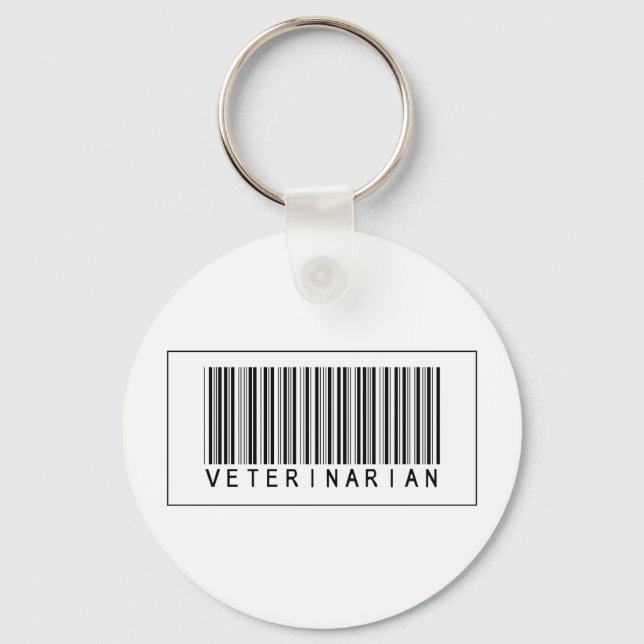 Barcode Veterinary Schlüsselanhänger (Vorderseite)
