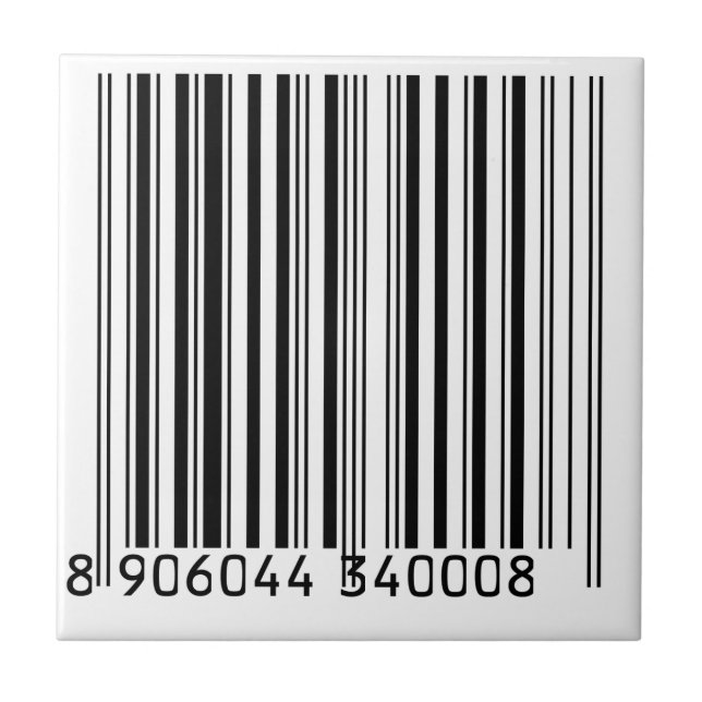 Barcodes Fliese (Vorderseite)
