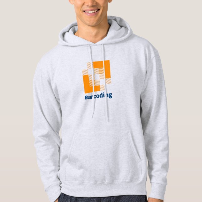 Barcoding Grau Sweatshirt (Vorderseite)