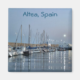 Barcos en el puerto de Altea Magnet