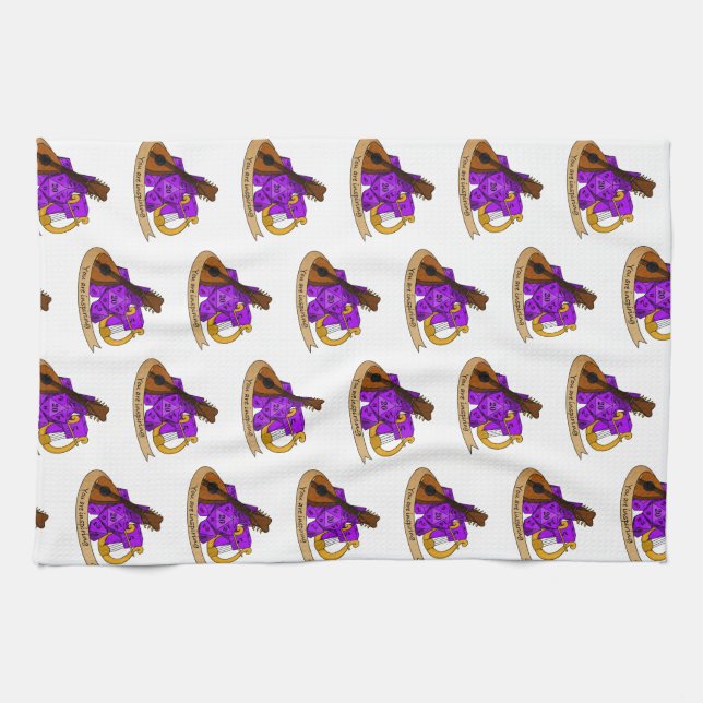 Bard Dice Design Geschirrtuch (Horizontal)