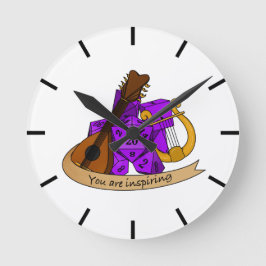 Bard Dice Design Runde Wanduhr