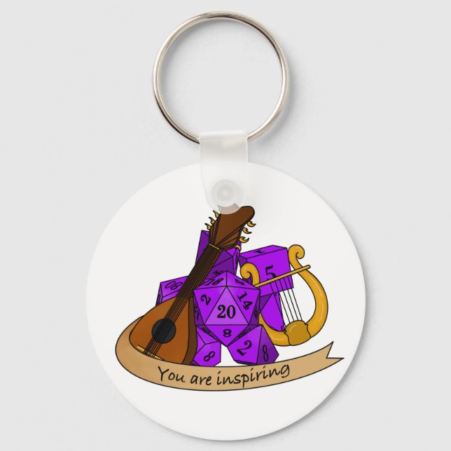 Bard Dice Design Schlüsselanhänger (Vorderseite)