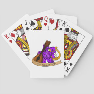 Bard Dice Design Spielkarten