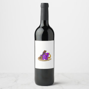 Bard Dice Design Weinetikett