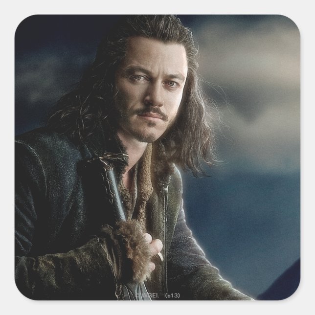 BARD THE BOWMAN™ Character Poster 2 Quadratischer Aufkleber (Vorderseite)