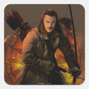 BARD THE BOWMAN™ Graphic Quadratischer Aufkleber