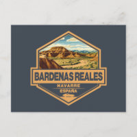 Bardenas Reales Spanien Reisen Abzeichen