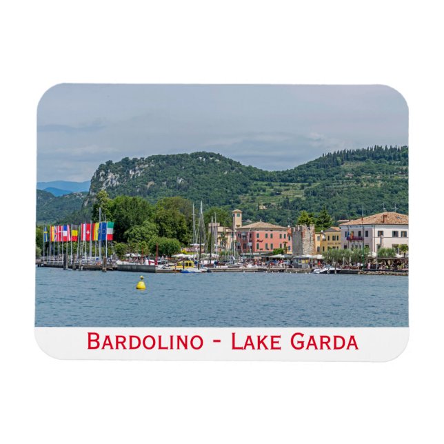 Bardolino, Gardasee, Kühlschrankmagnet Magnet (Horizontal)