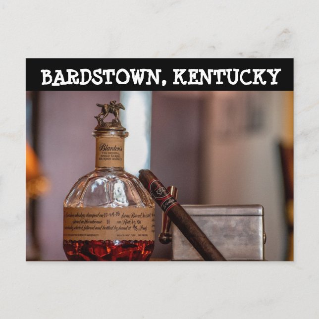 BARDSTOWN KENTUCKY BOURBON Postkarte (Vorderseite)
