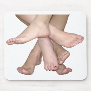 Bare Feet Art Mousepad
