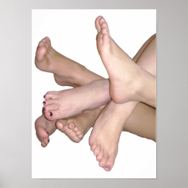 Bare Feet Art Poster (Vorne)