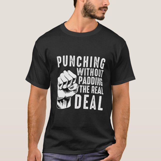 Bare Knuckle Boxing Men Fist Knuckle Figh Kämpfen T-Shirt (Vorderseite)