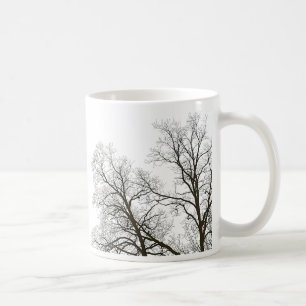 Bare Trees & Cool Sky Nature Design Tasse