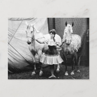 Bareback Girl: 1904 Postkarte