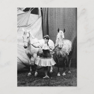 Bareback Girl: 1904 Postkarte