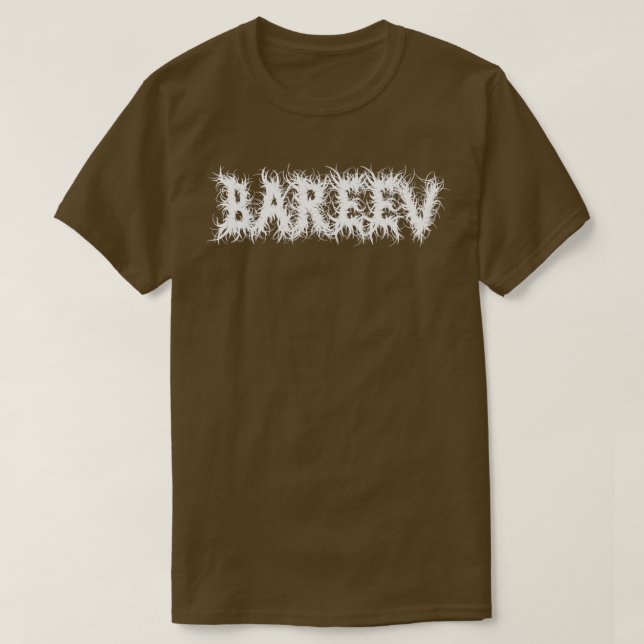 Bareev Death Metal Heavy Metal Black Metal Version T-Shirt (Design vorne)