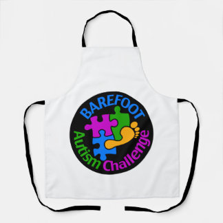 Barefoot Autism Challenge Trucker-Mütze Schürze