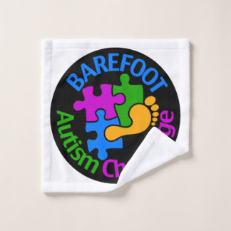 Barefoot Autism Challenge Trucker-Mütze Waschlappen