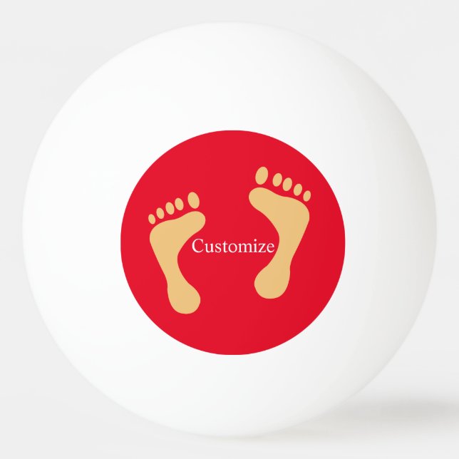 Barefoot Beach Bum Thunder_Cove Tischtennisball (Vorderseite)