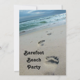 Barefoot Beach Party Einladung