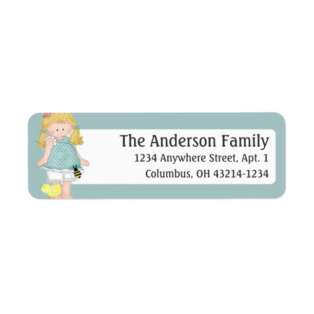 Barefoot Beth Lieben Oaster d2 Rücksendeadresse (Vorne)