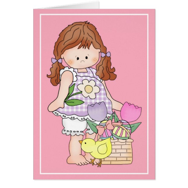 Barefoot Beth Lieben Ostern d4 Ostern Grußkarte (Vorne)
