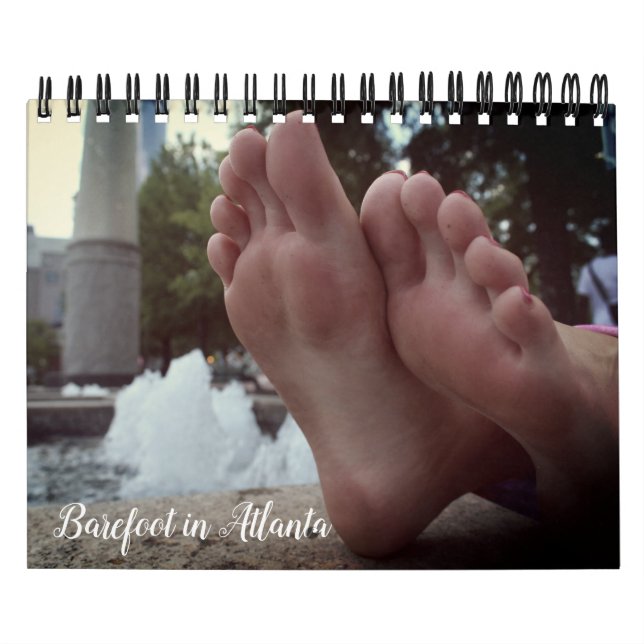 Barefoot in Atlanta, 12-monatiger Kalender (Titelbild)