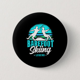 Barefoot-Ski-Legende Retro-Stil Wassersport Ski Button