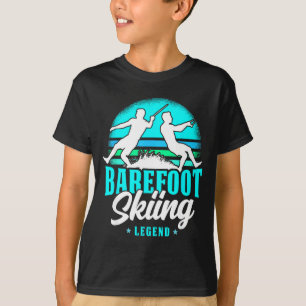 Barefoot-Ski-Legende Retro-Stil Wassersport T-Shirt
