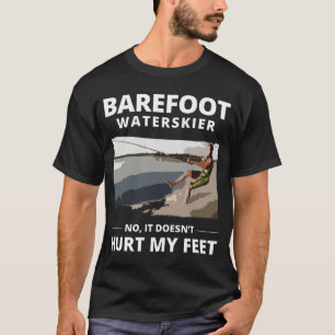 Barefoot Ski Wassersport Motorboot T-Shirt