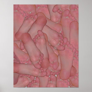 BareFoot Soles Poster von FunnyFeet