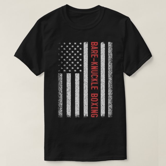 Bareknuckle Boing American Flag 4. Juli  T-Shirt (Design vorne)