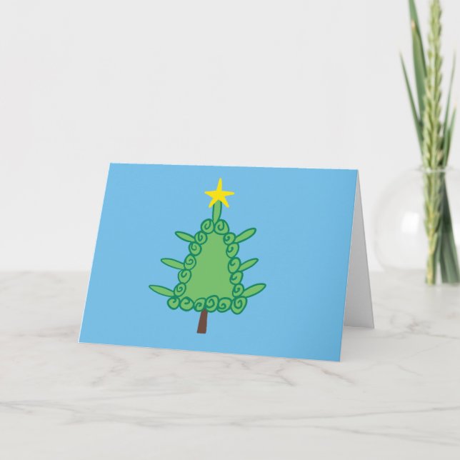 Barelines Willy Christmas Tree Card Karte (Vorderseite)