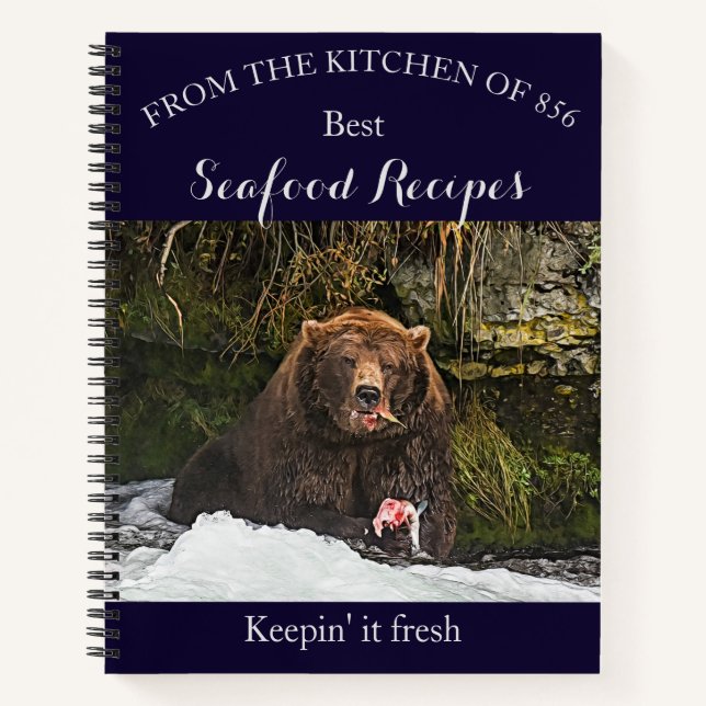 Bären 856 Blank Notebook Notizbuch (Vorderseite)