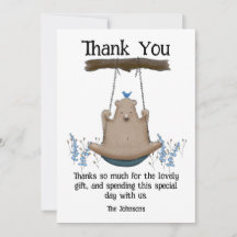 Bären am Geburtstag, personalisierbar