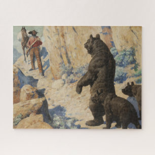 Bären auf dem Weg 1904 William Robinson Leigh Puzzle