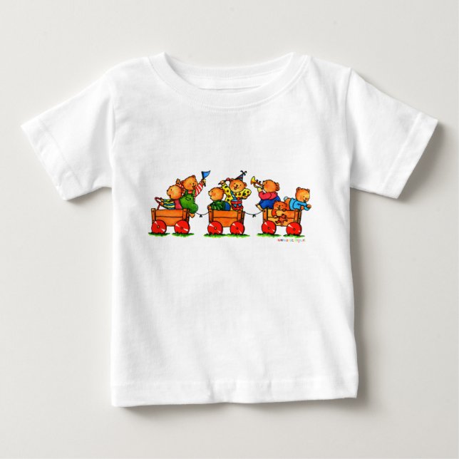 Bären auf einem Shirt (Vorderseite)