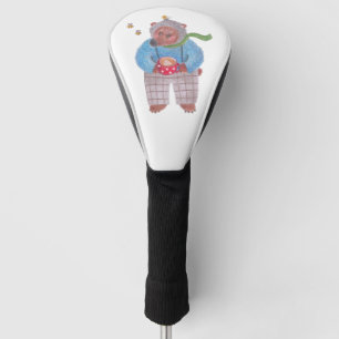 Bären, Bienen und Cappuccino Golf Headcover