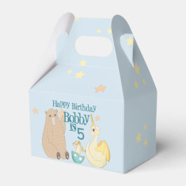 Bären, Drachen, Narwhal Baby Blue Geburtstag Geschenkschachtel